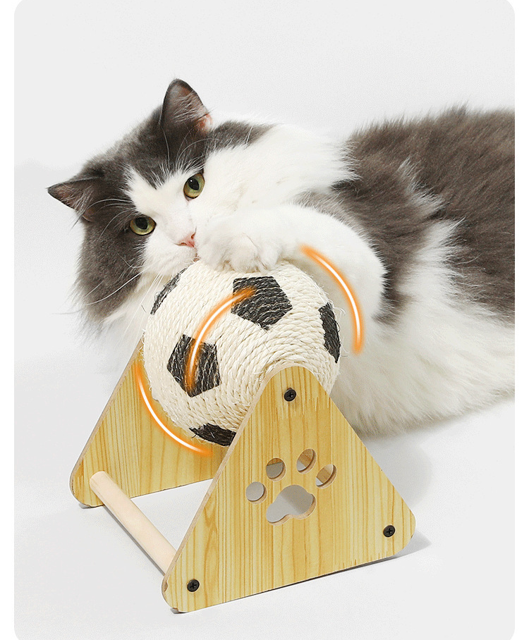 🐾 Pet Cat Scratching Ball – Fun & Durable Play Toy